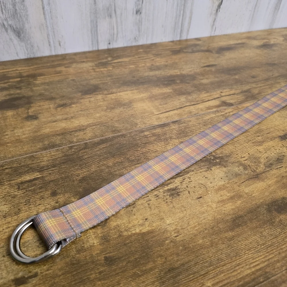 women's plaid multi colored fashion belt unbranded